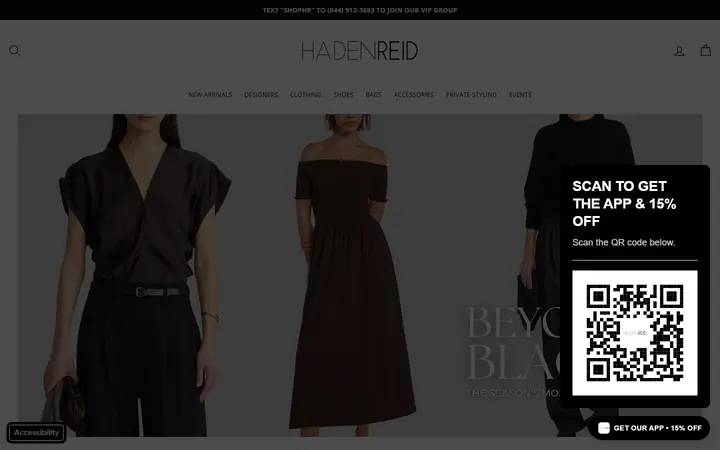 Preview of HADENREID website