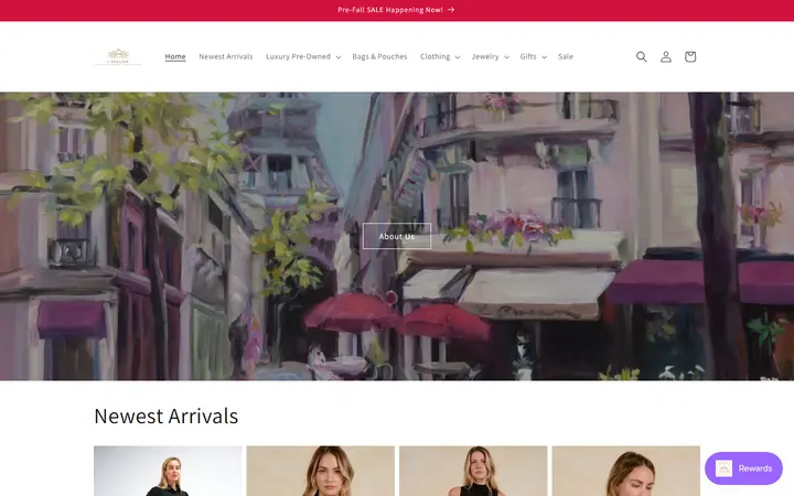 Preview of L' Atelier Luxury Consignment and Boutique website