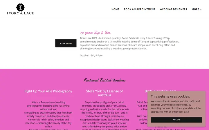 Website page titled 10 Year